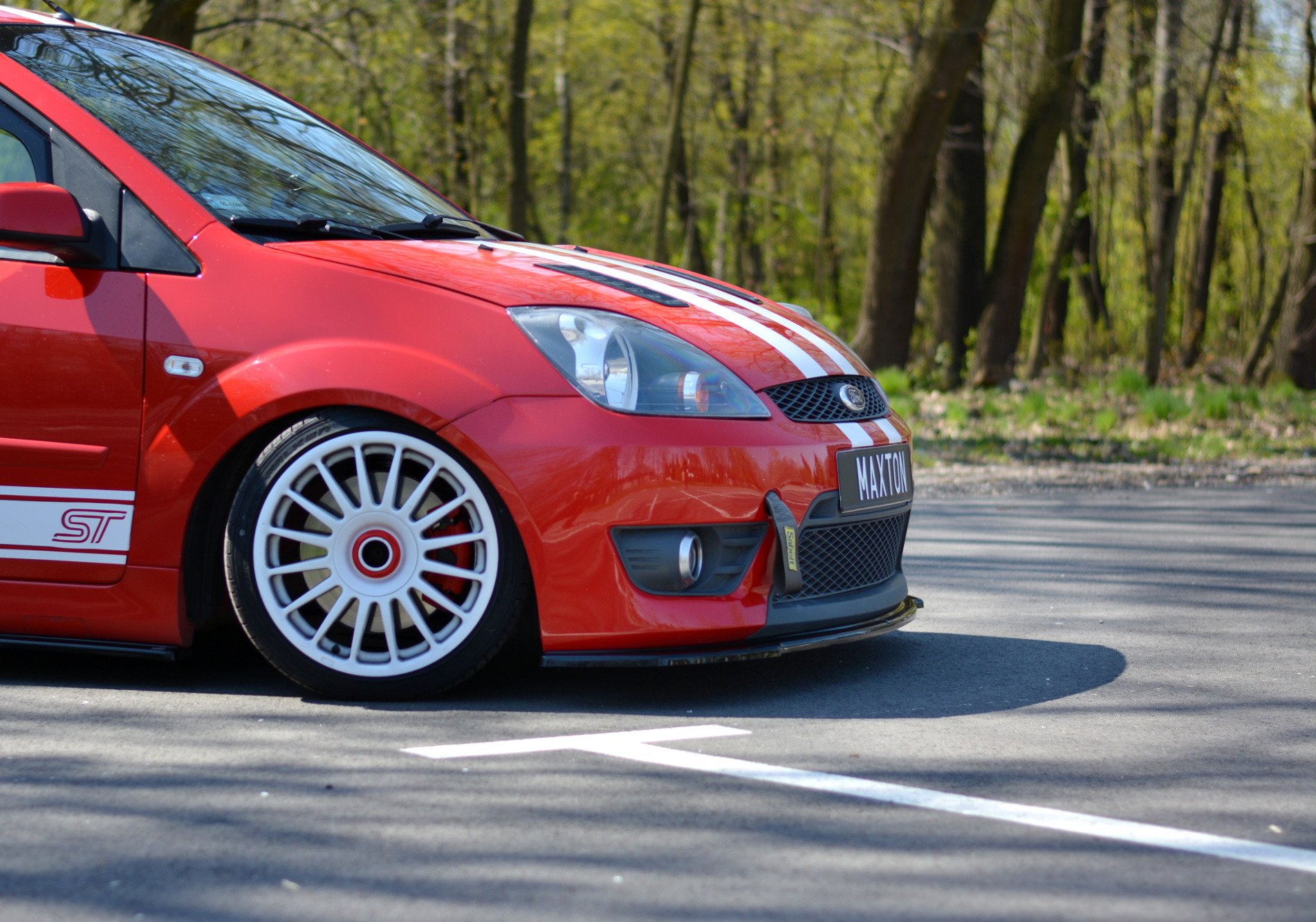 Front Splitter V.2 Ford Fiesta ST Mk6 Textured | Our Offer \ Ford ...