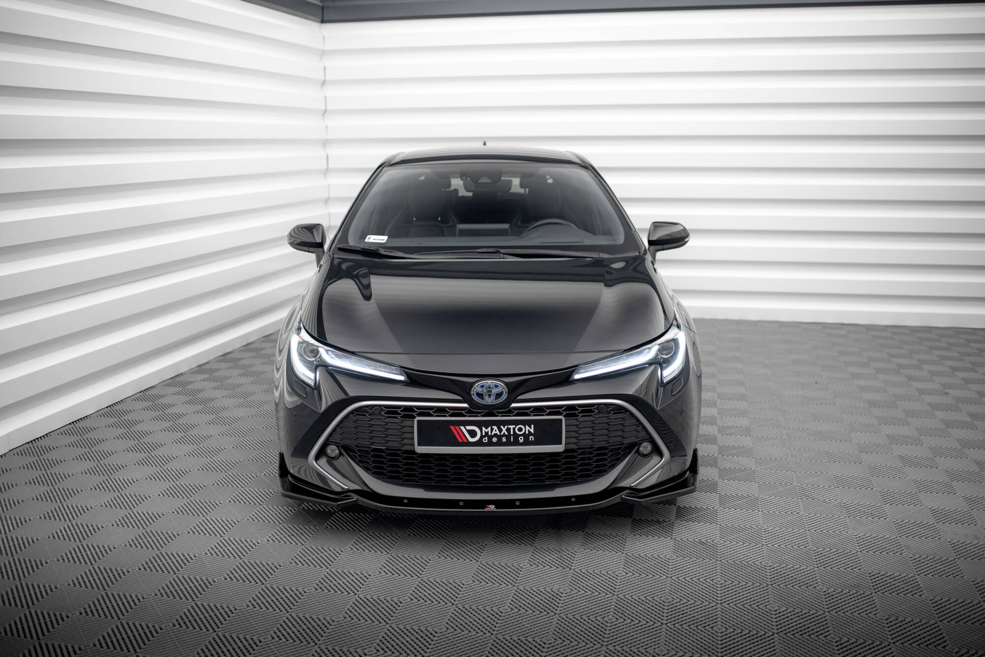 Front Splitter V.2 Toyota Corolla XII Touring Sports/ Hatchback, Our Offer  \ Toyota \ Corolla \ XII [2019- ] \ Standard \ Touring Sports Our Offer \  Toyota \ Corolla \ XII [2019- ] \ Standard \ Hatchback