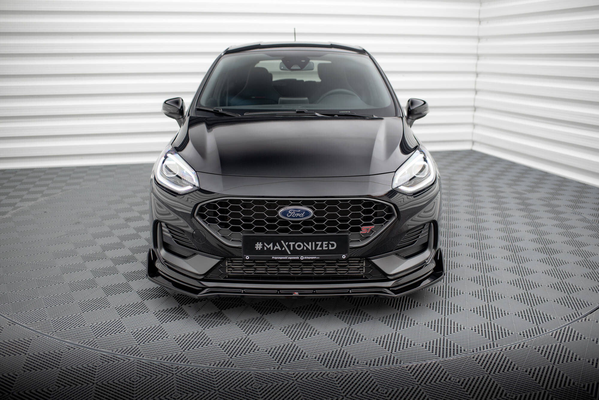 Front Splitter V.4 + Flaps Ford Fiesta ST Mk8 Facelift | Our Offer ...