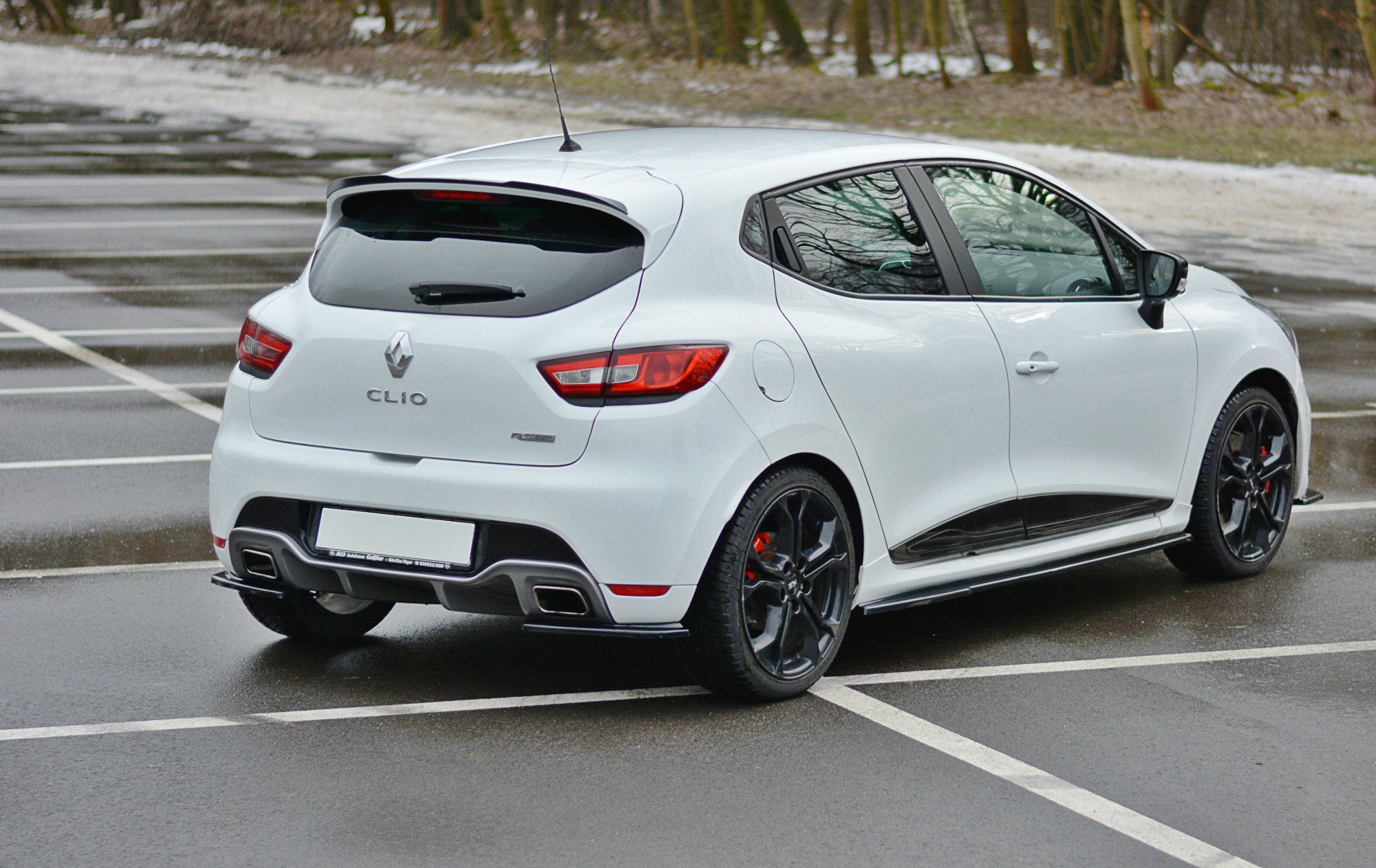 Rear Side Splitters Renault Clio Mk Rs Carbon Our Offer Renault