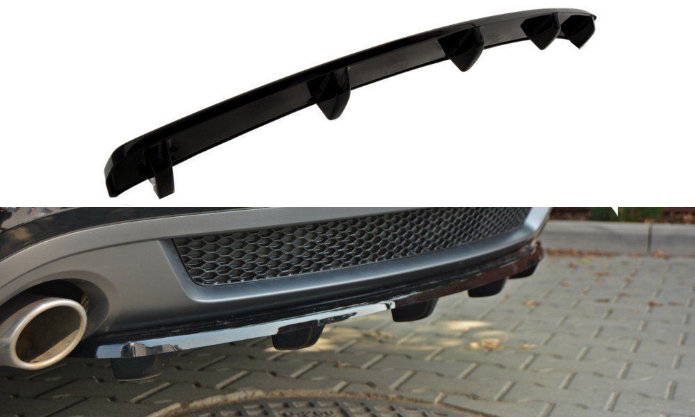 Rear Splitter Audi A5 S-Line 8T Coupe / Sportback (with a vertical bar ...