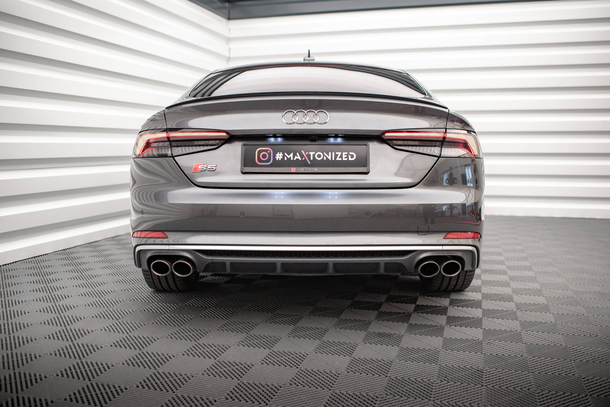 Rear Valance Audi S5 F5 Coupe Sportback Textured Our