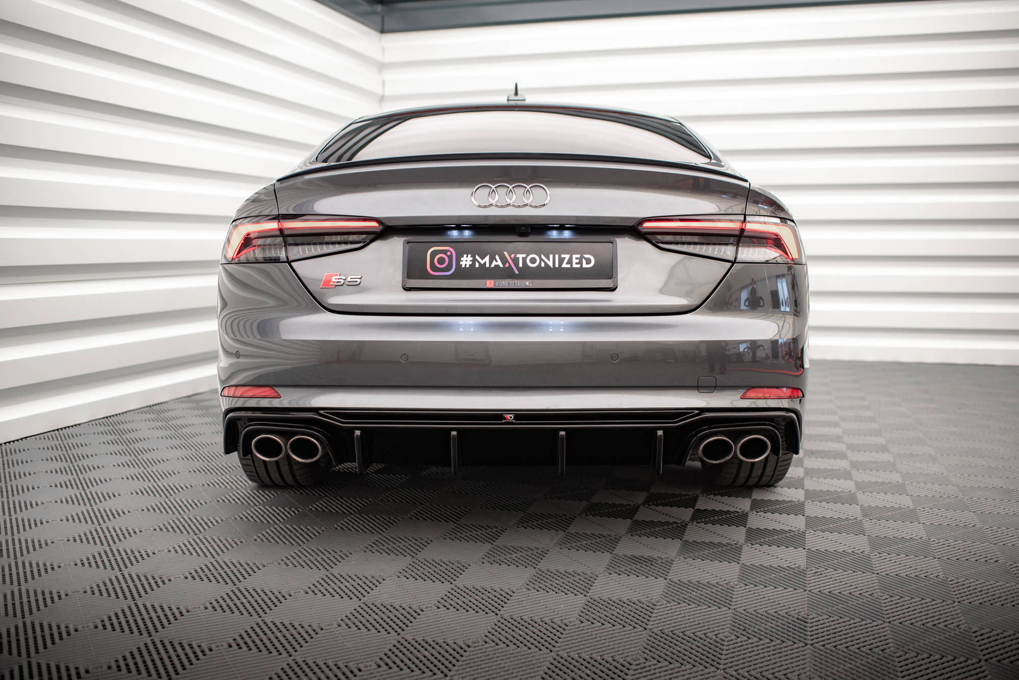 Rear Valance Audi S5 F5 Coupe Sportback Textured Our
