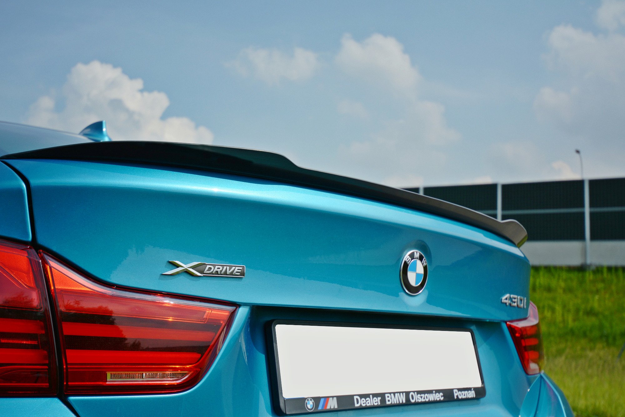 SPOILER EXTENSION  BMW 4 F36 GRAN COUP  Carbon Look Our 