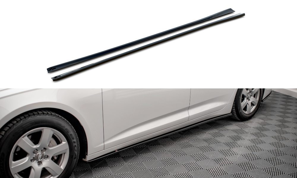 Side Skirts Diffusers Audi A6 C8 | Our Offer \ Audi \ A6 / S6 / RS6 ...