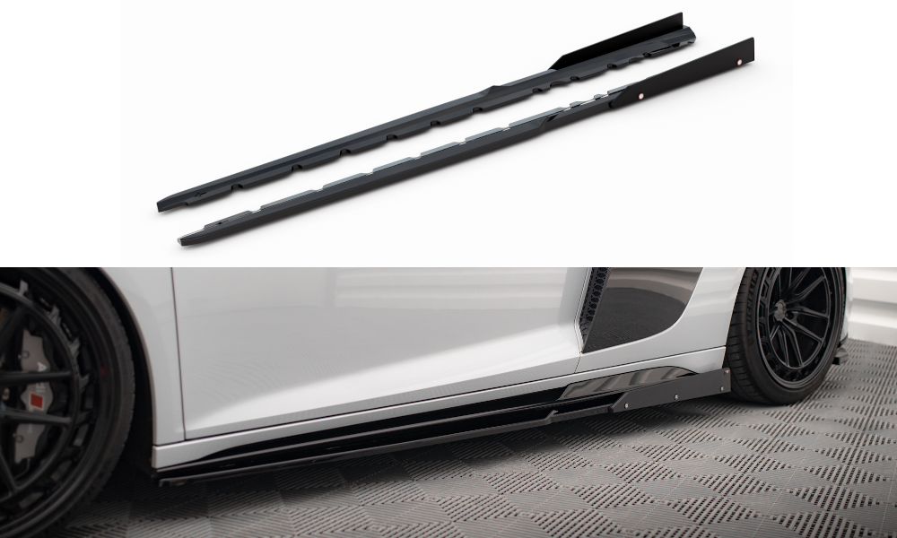 Side Skirts Diffusers V Flaps Audi R Mk Facelift Our Offer Audi R Mk Facelift