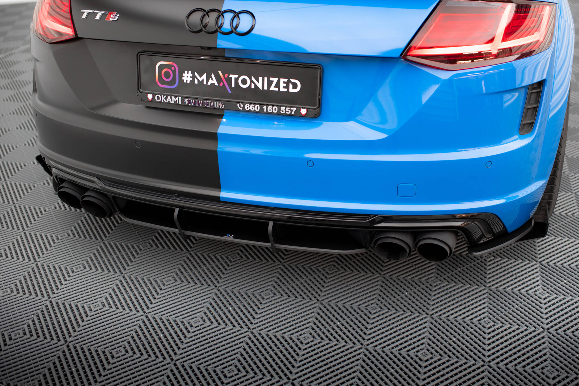 Audi tt online mk3 rear diffuser