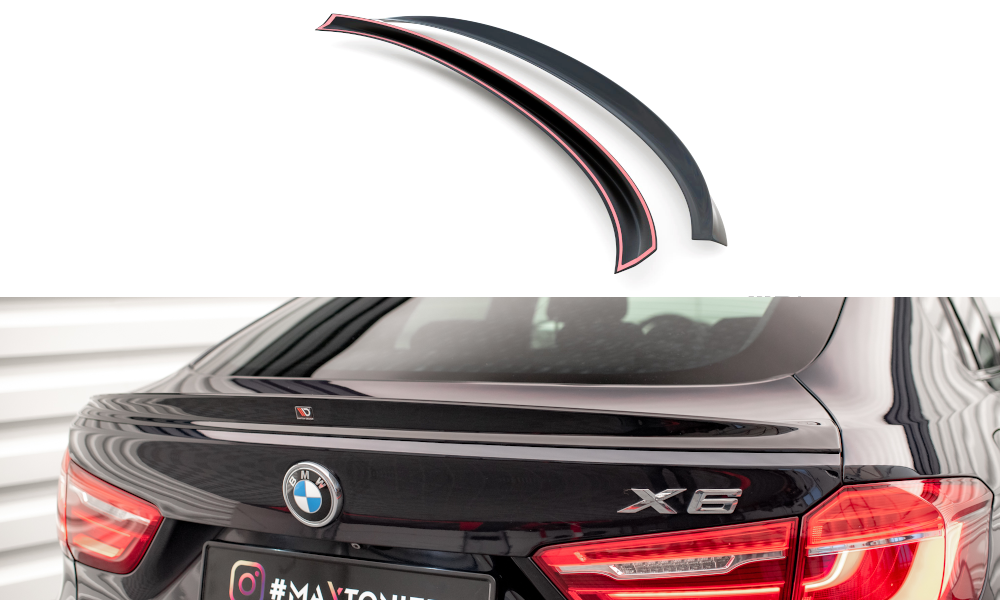 3D Spoiler Cap V.2 BMW X6 F16 M-Pack / X6 M F86