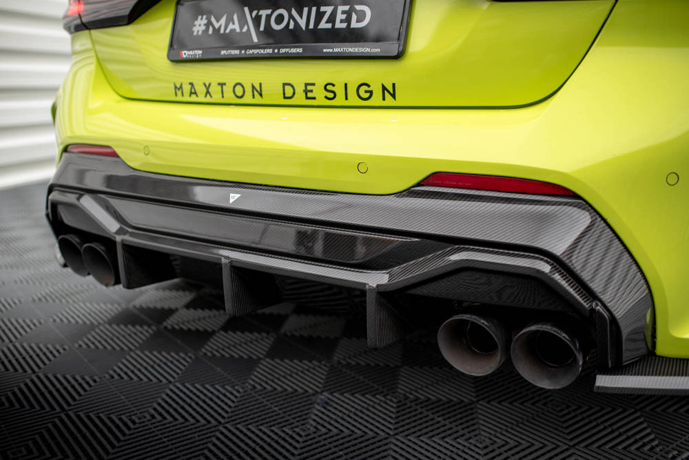 Carbon Fiber Rear Diffuser Prepreg V.1 + Milltek Sport Exhaust BMW 1 F40 M135i