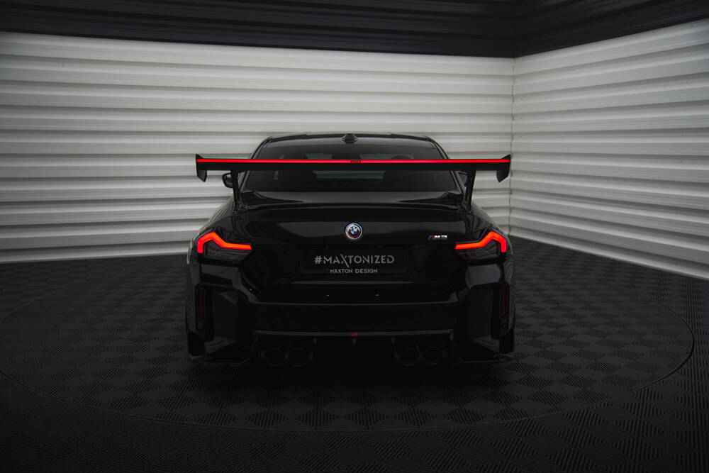 Carbon Fiber Spoiler With External Brackets Uprights +LED light BMW M2 G87 / M240i / 2 M-Pack / 2 Standard G42