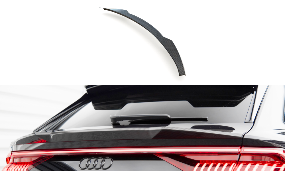 Carbon Fiber Tailgate Spoiler (Lower) Audi RSQ8 / SQ8 / Q8 S-Line / Q8 Mk1