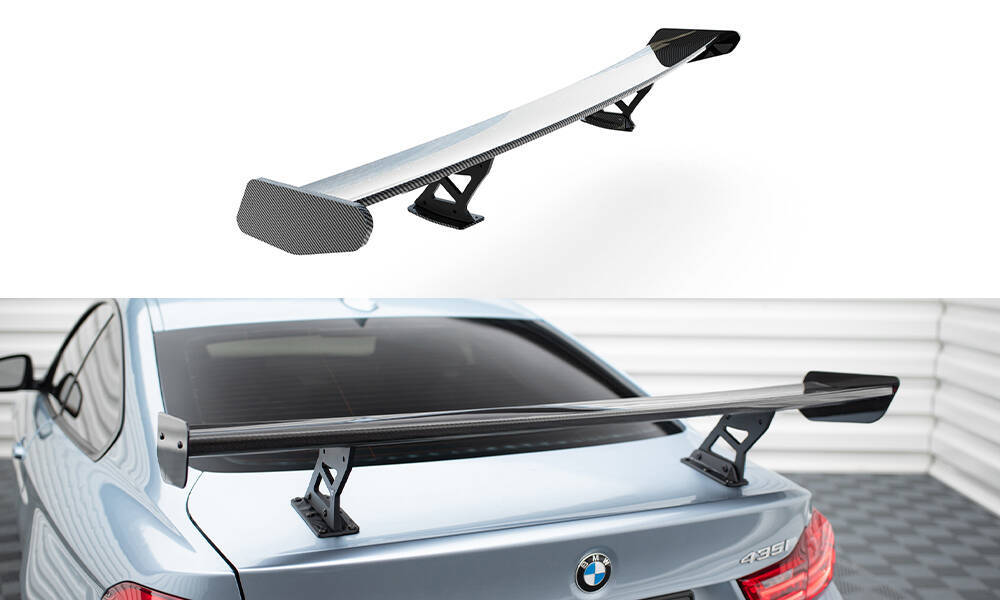 Carbon Spoiler With Internal Brackets Uprights BMW 4 F32 / 4 F32 M-Pack Coupe 