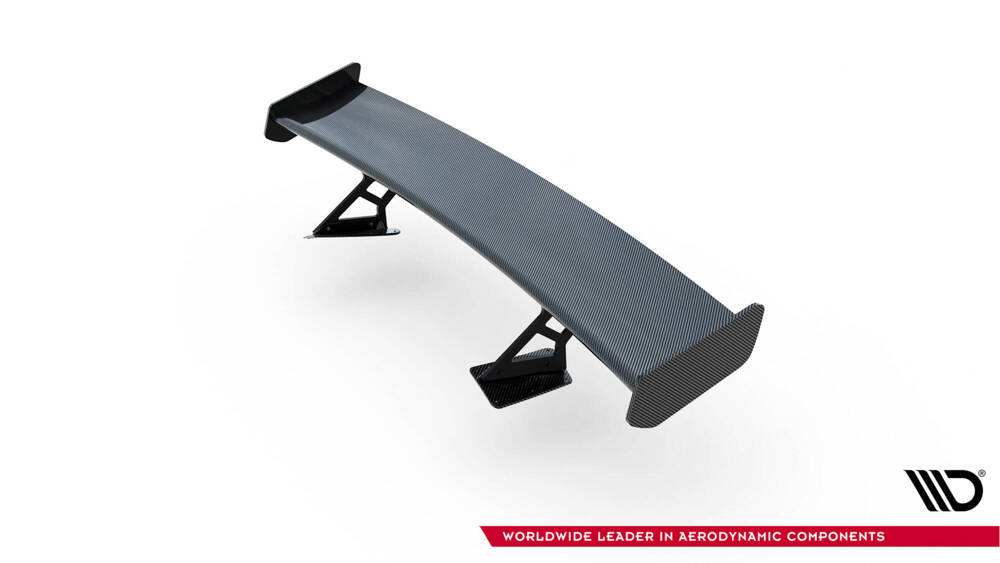 Carbon Spoiler With Internal Brackets Uprights Chevrolet Corvette Stingray / Grand Sport C7