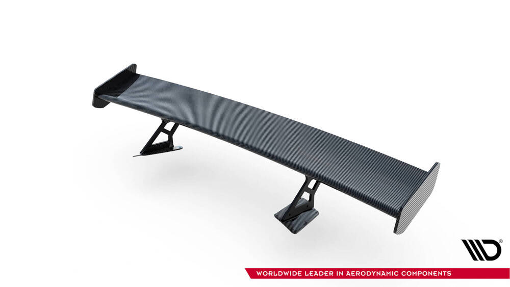 Carbon Spoiler With Internal Brackets Uprights Chevrolet Corvette Stingray / Grand Sport C7