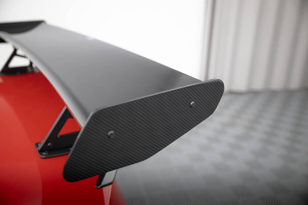 Carbon Spoiler With Internal Brackets Uprights + LED BMW M2 G87