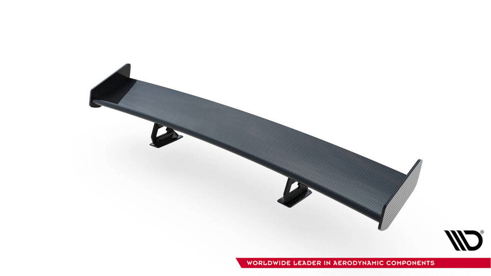 Carbon Spoiler With Internal Brackets Uprights + LED Chevrolet Camaro SS Mk6 Facelift