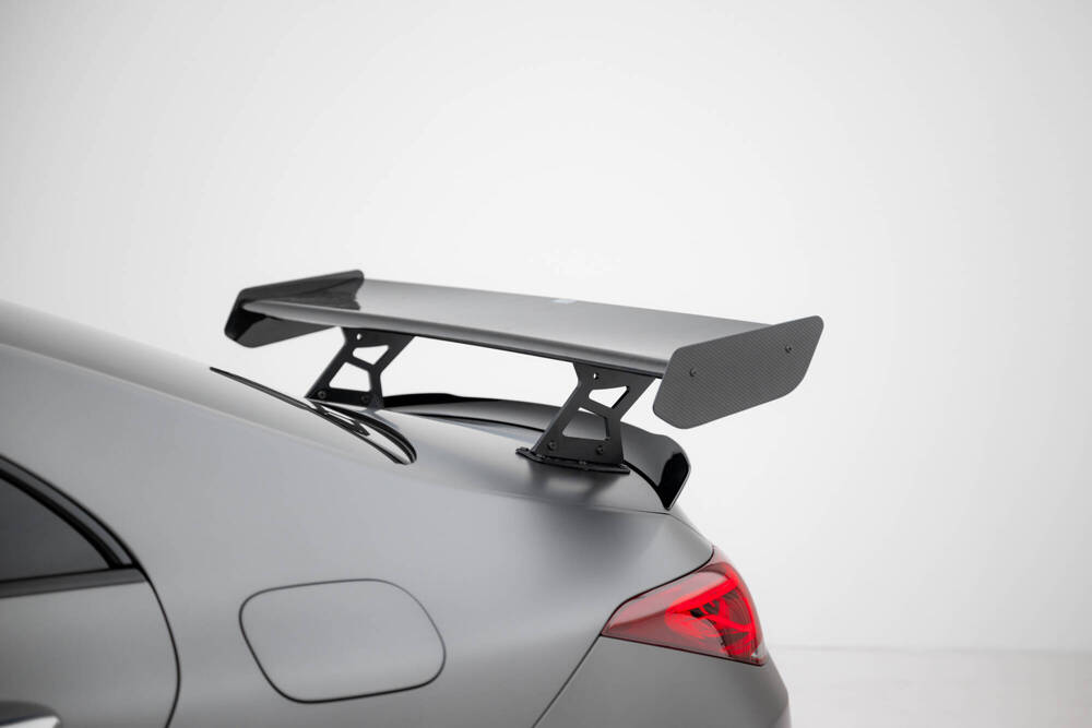 Carbon Spoiler With Internal Brackets Uprights + LED Mercedes-Benz CLA Coupe C118 / C118 Facelift