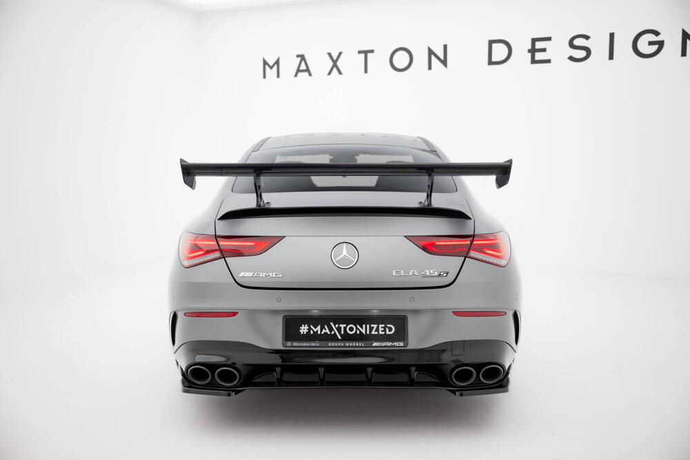 Carbon Spoiler With Internal Brackets Uprights Mercedes-Benz CLA Coupe C118 / C118 Facelift