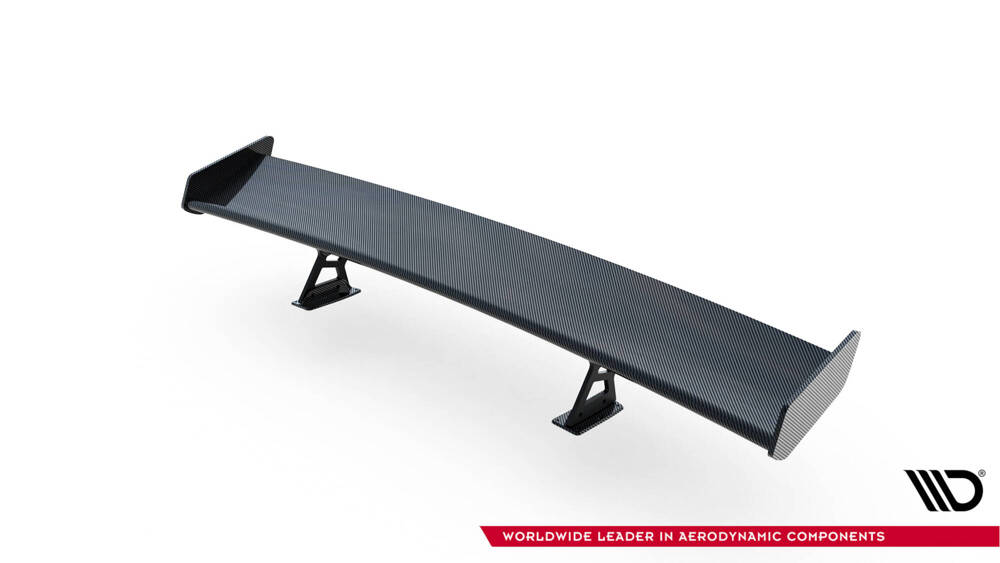 Carbon Spoiler With Internal Brackets Uprights Volkswagen Jetta GLI Mk7