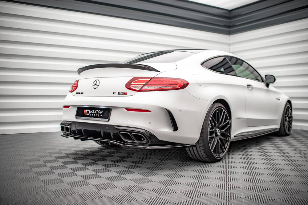 Central Rear Splitter (with vertical bars) Mercedes-AMG C 63AMG Coupe C205 Facelift