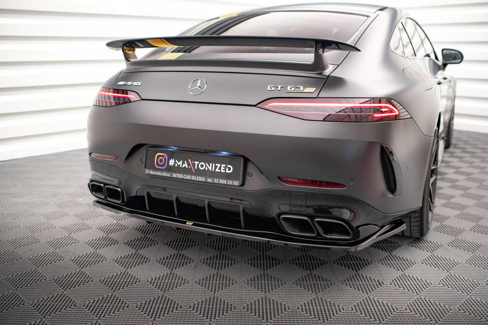 Central Rear Splitter (with vertical bars) Mercedes-AMG GT 63S 4-Door Coupe Aero