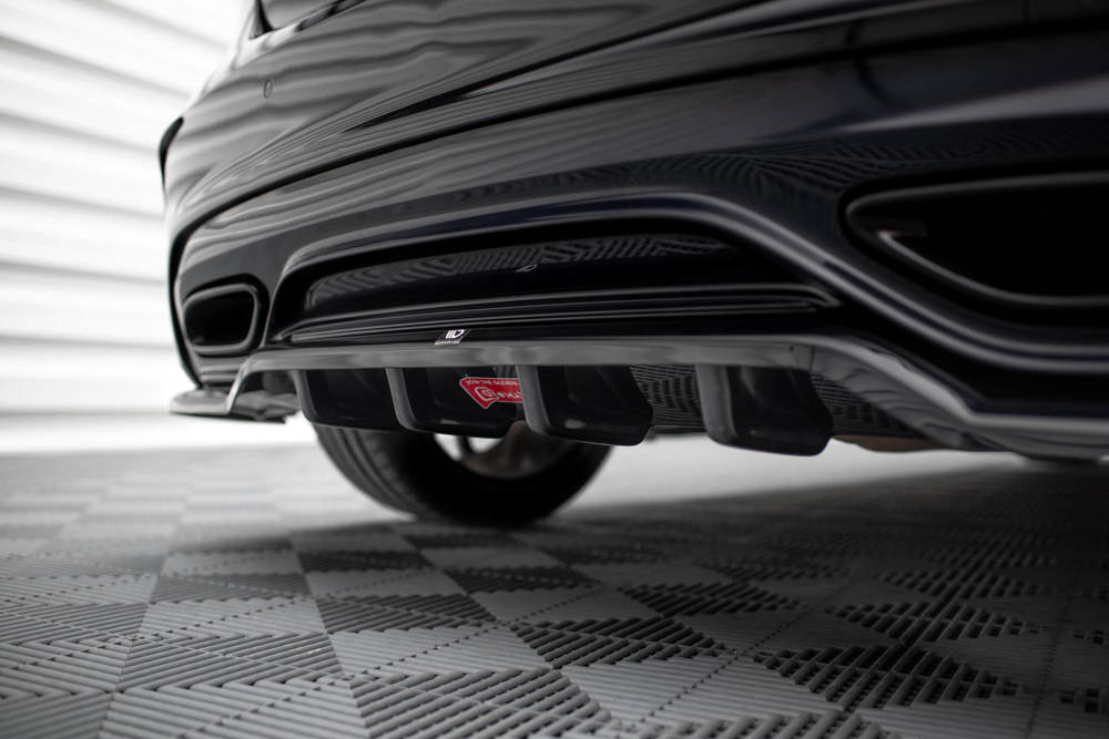 Central Rear Splitter (with vertical bars) Mercedes-Benz A AMG-Line ...