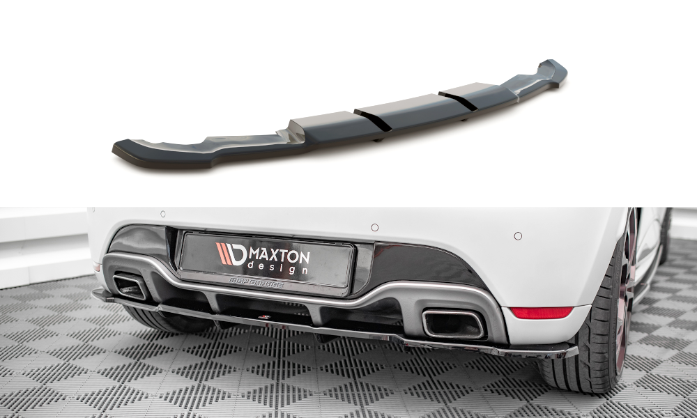 Central Rear Splitter (with vertical bars) Renault Clio RS Mk4