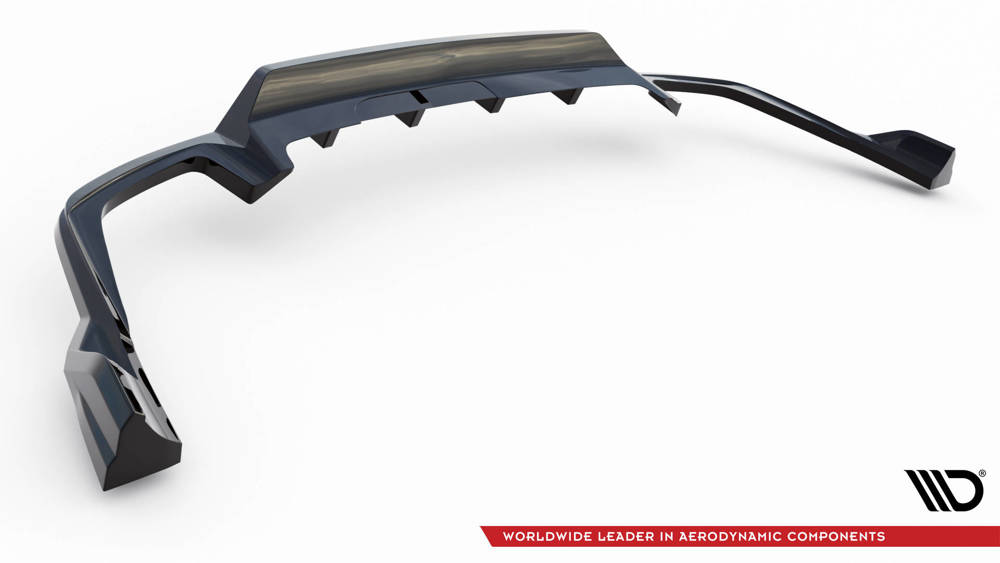 Central Rear Splitter (with vertical bars) Volvo XC60 R-Design Mk2 Facelift