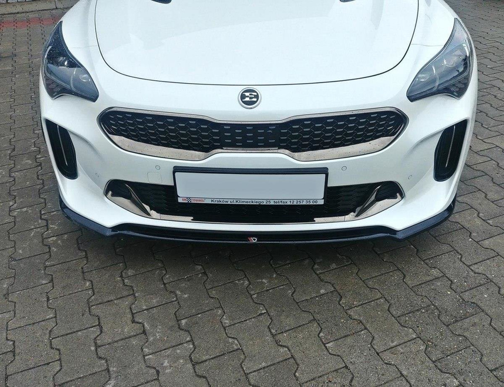 FRONT SPLITTER V.1 KIA STINGER GT Carbon Look Our Offer \ Kia