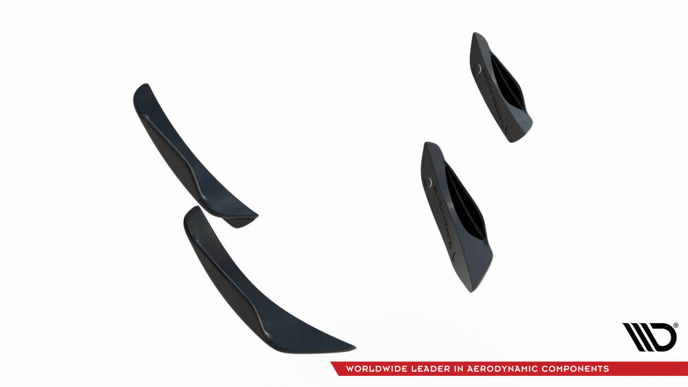 Front Bumper Wings (Canards) BMW 1 M-Pack / M140i F20 Facelift