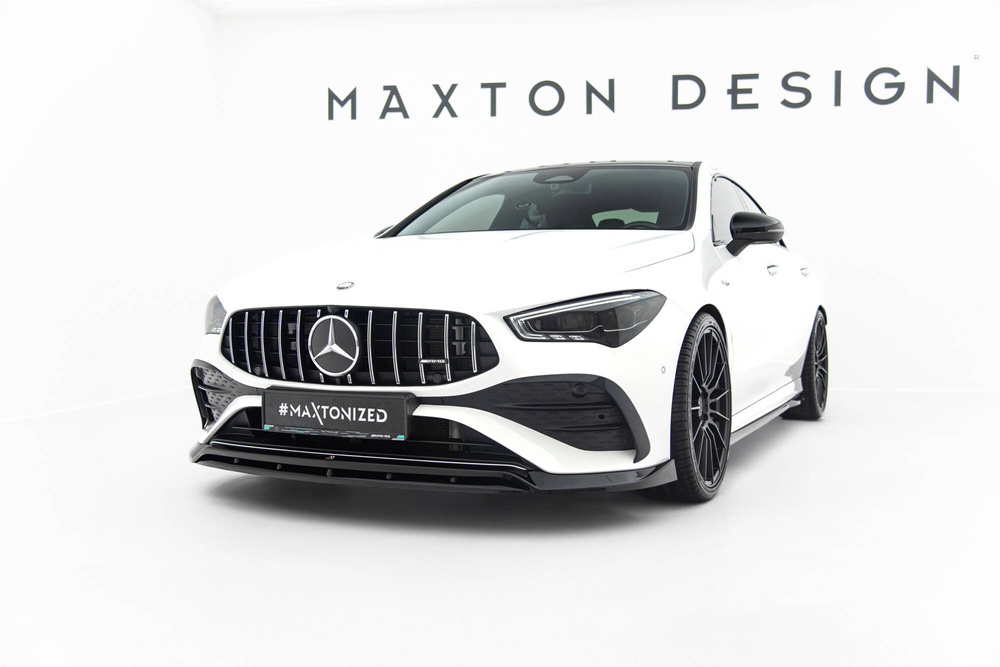 Front Splitter Mercedes-AMG CLA 35 Coupe / Shooting Brake C118 Facelift / X118 Facelift