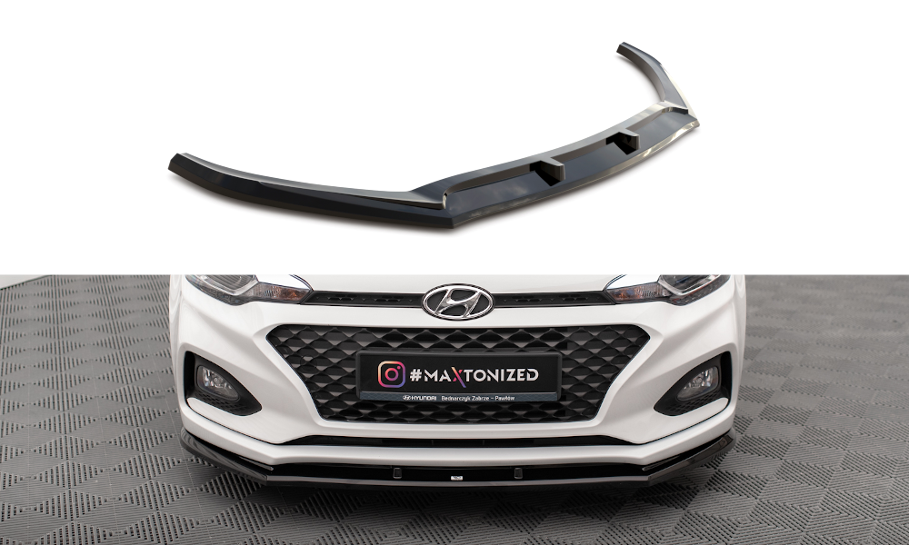 Front Splitter V.1 Hyundai I20 Mk2 Facelift