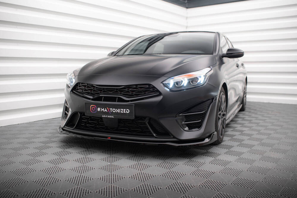 Front Splitter V.1 Kia Proceed GT Mk3 Facelift / Ceed GT / GT - Line Mk1 Facelift 