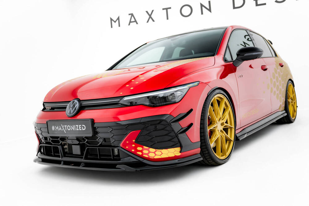 Front Splitter V.1 Volkswagen Golf GTI Clubsport Mk8 Facelift