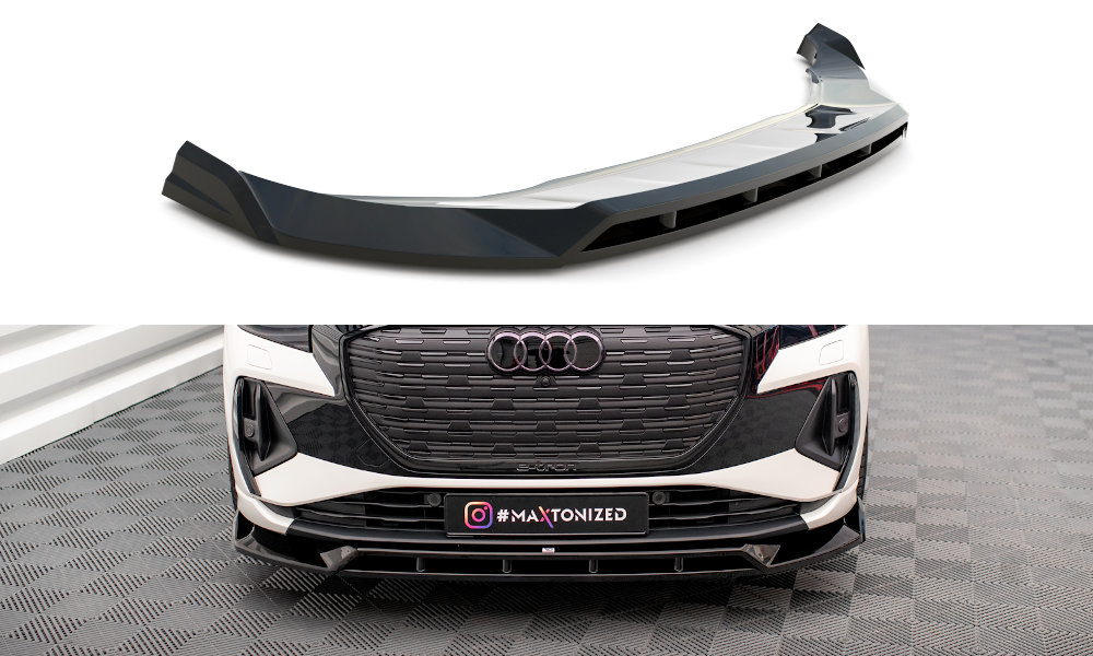 Front Splitter V.2 Audi Q4 e-tron Sportback S-line Mk1