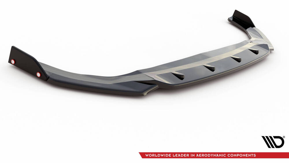 Front Splitter V.2 + Flaps Volkswagen Golf GTI / GTE / GTD / R-Line Mk8