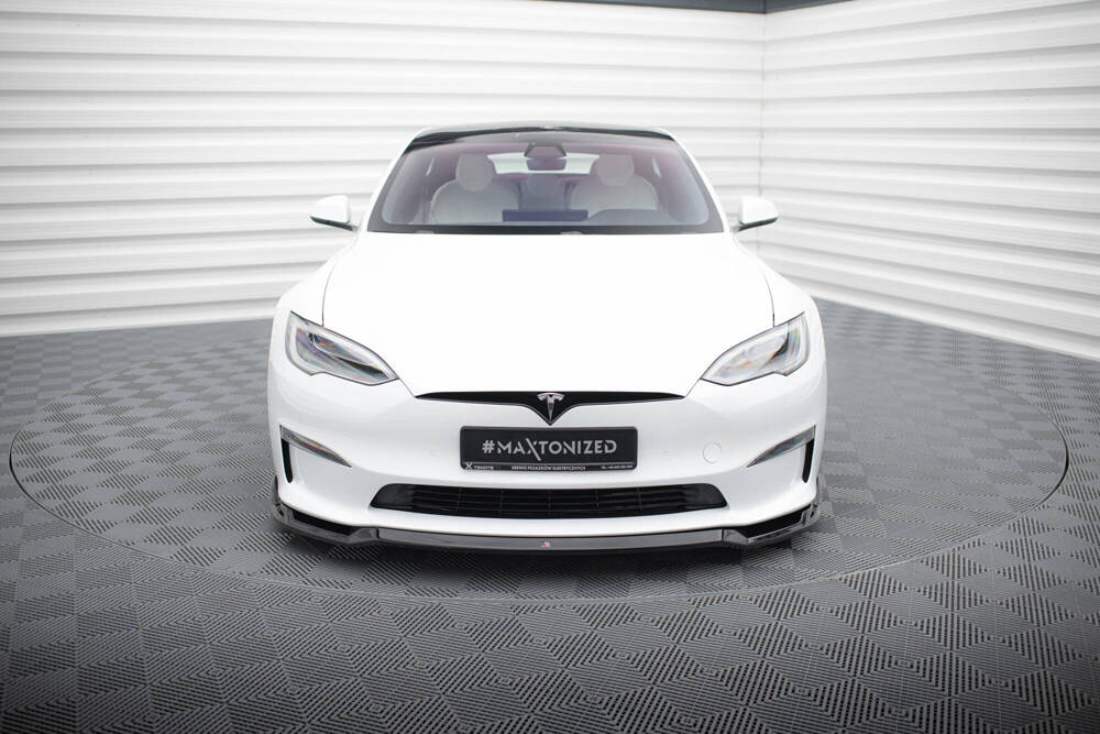 Front Splitter V.2 Tesla Model S Plaid Mk1 Facelift