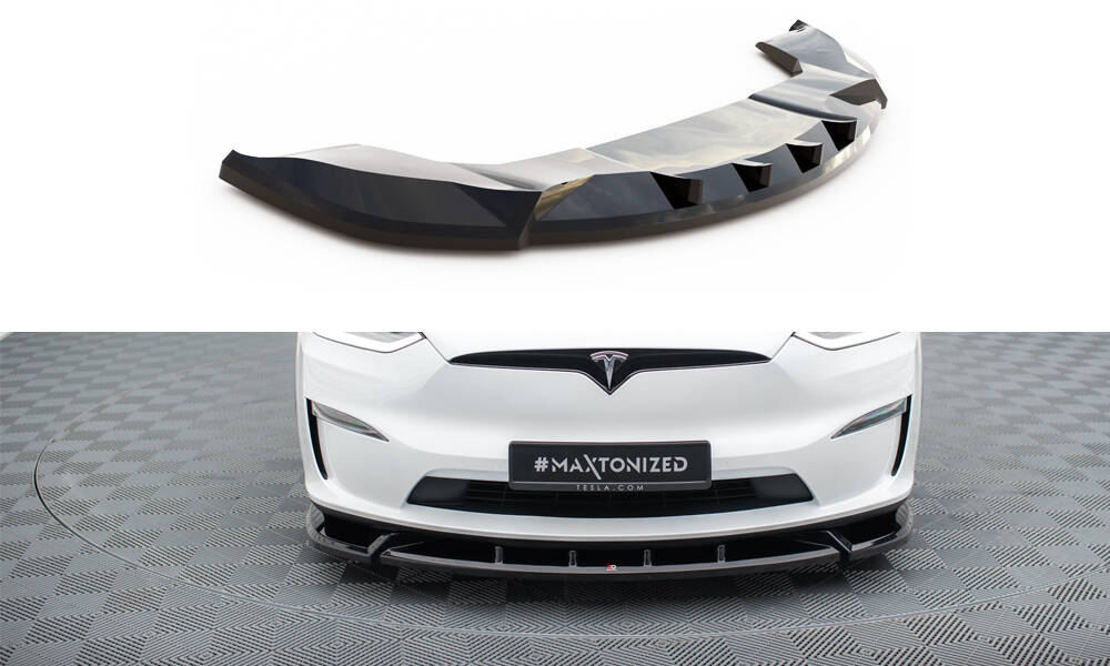 Front Splitter V.2 Tesla Model X Mk1 Facelift