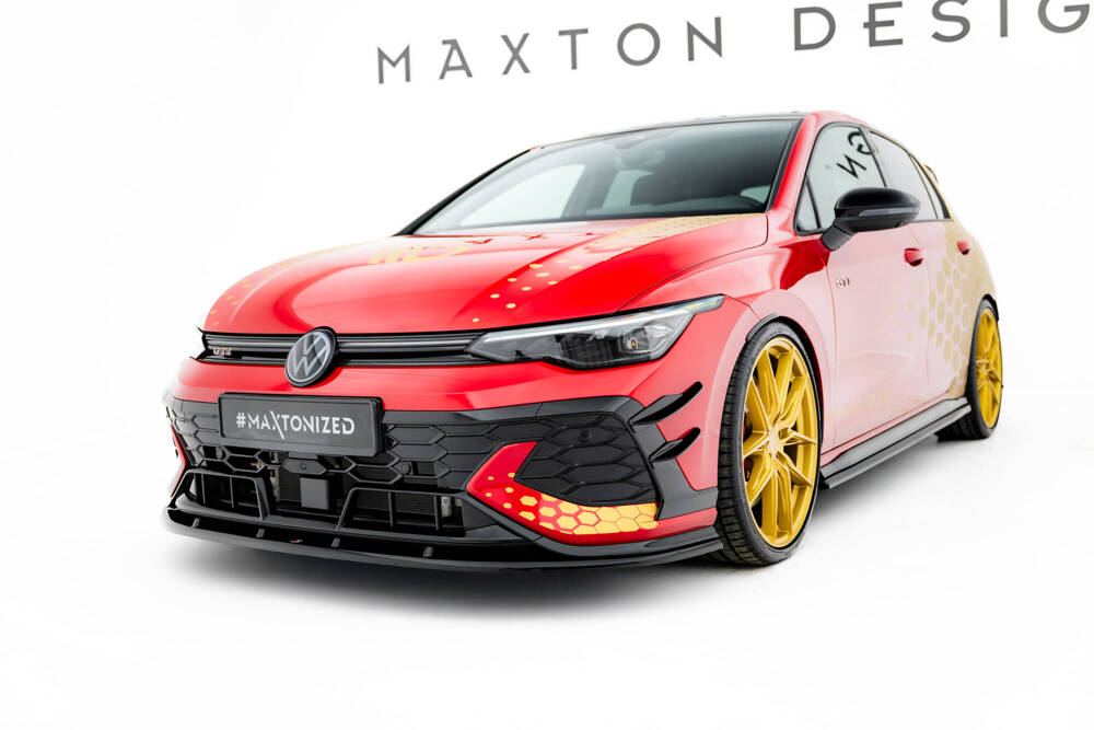 Front Splitter V.2 Volkswagen Golf GTI Clubsport Mk8 Facelift