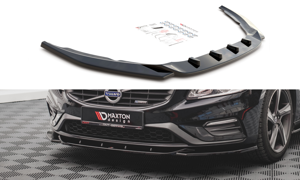 Front Splitter V.2 Volvo S60 R-Design Mk2