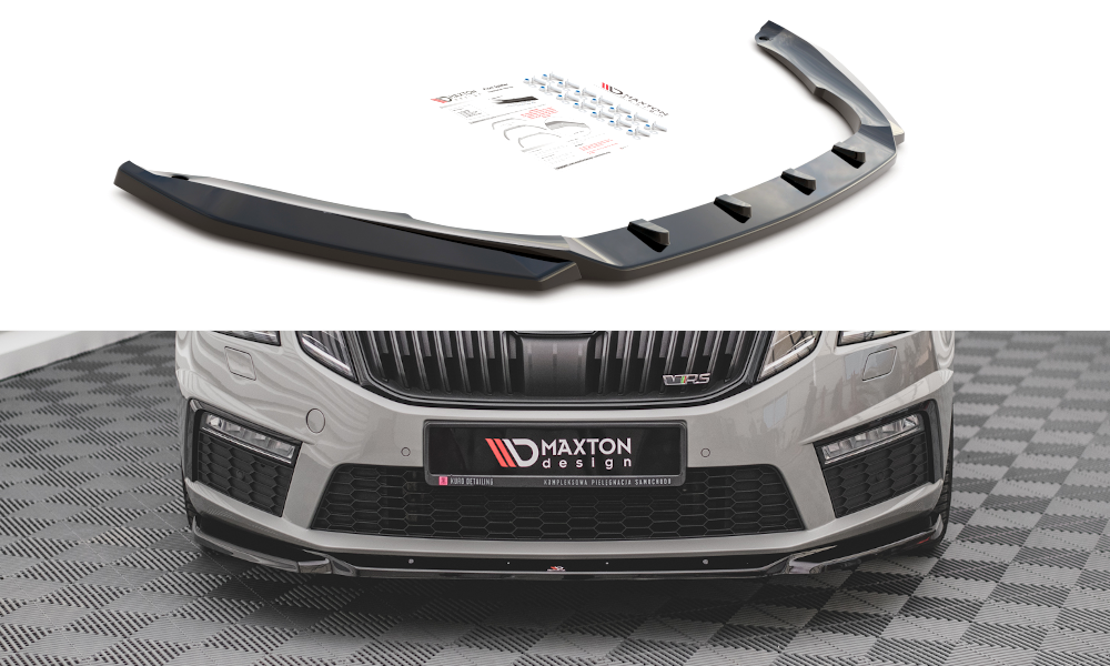 Front Splitter V.3 Skoda Octavia RS Mk3 Facelift