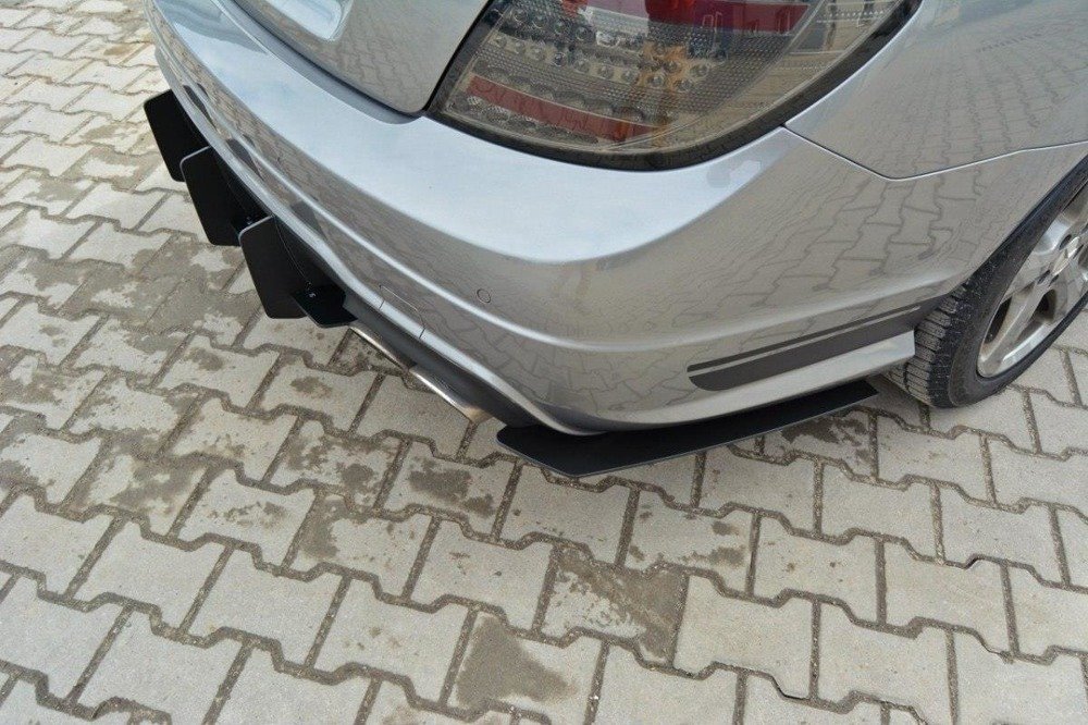 Mercedes C W204 AMG-Line (Facelift) REAR DIFFUSER & REAR SIDE SPLITTERS