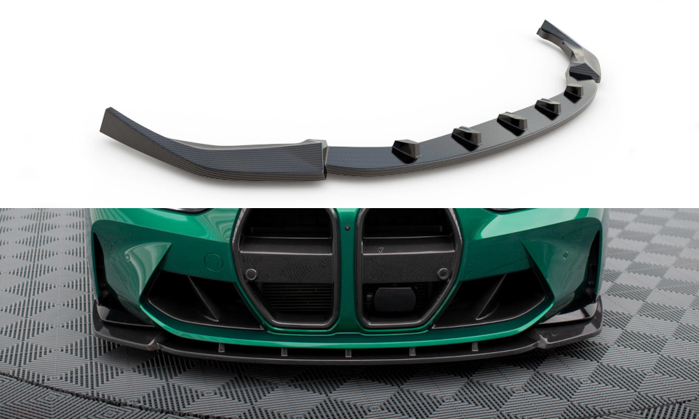 Prepreg Carbon Fiber Front Splitter V.1 BMW M3 Sedan / Touring G80 / G81