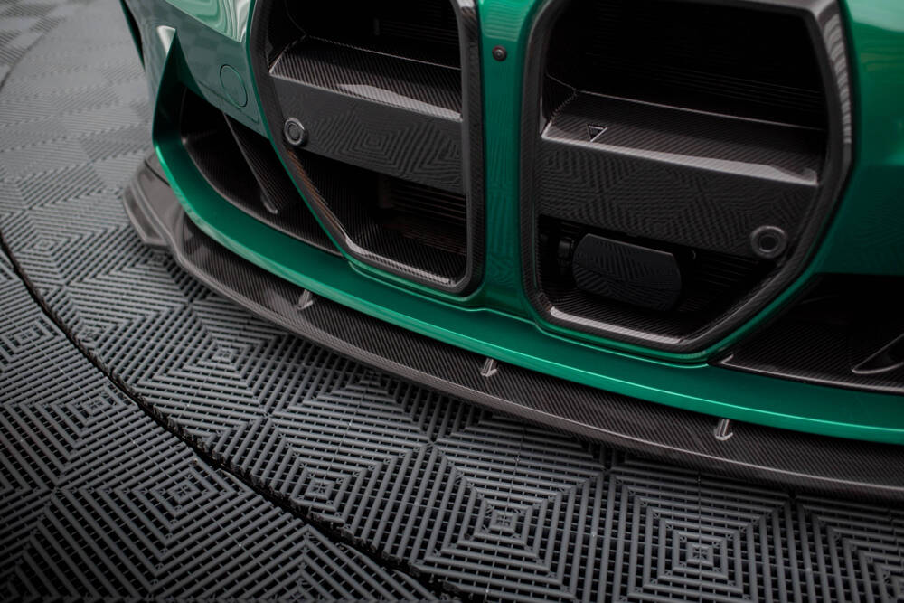 Prepreg Carbon Fiber Front Splitter V.2 BMW M3 Sedan / Touring G80 / G81