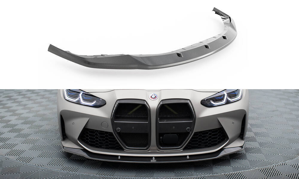 Prepreg Carbon Fiber Front Splitter V.3 BMW M4 G82  / M3 G80