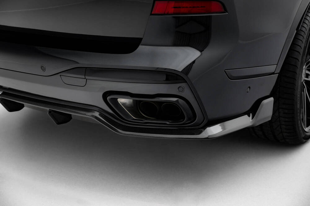 Prepreg Carbon Fiber Rear Diffuser BMW X7 M-Pack G07 Facelift