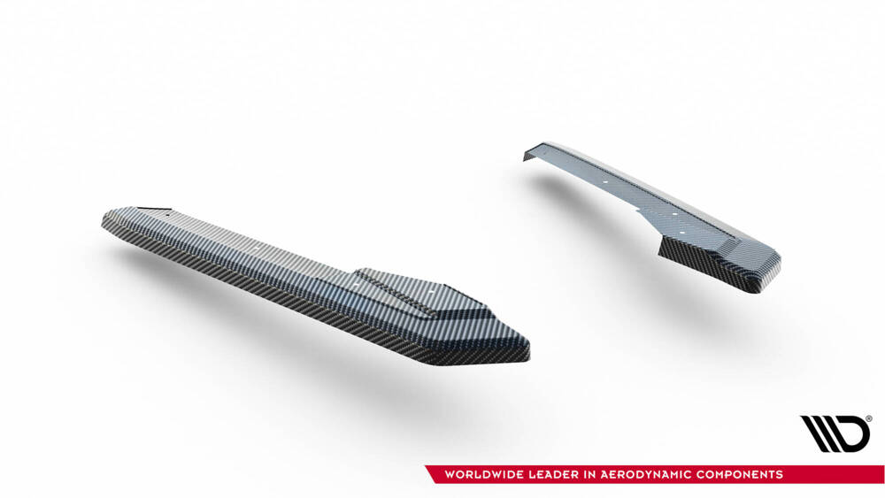 Prepreg Carbon Fiber Rear Side Splitters Audi RS6 C8 