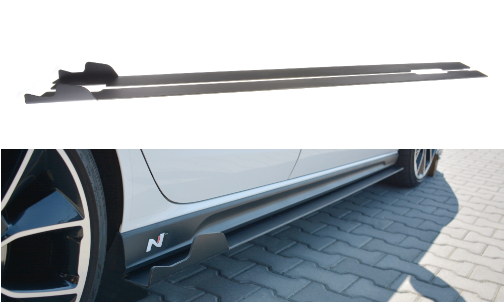 RACING SIDE SKIRTS DIFFUSERS HYUNDAI I30 Mk3 N 