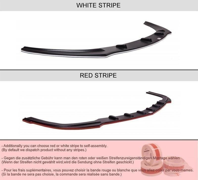 REAR SIDE SPLITTERS Fiat Punto Evo Abarth