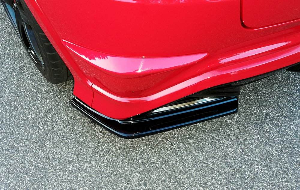 REAR SIDE SPLITTERS HONDA CIVIC VIII TYPE-R GP Gloss Black | Our Offer ...